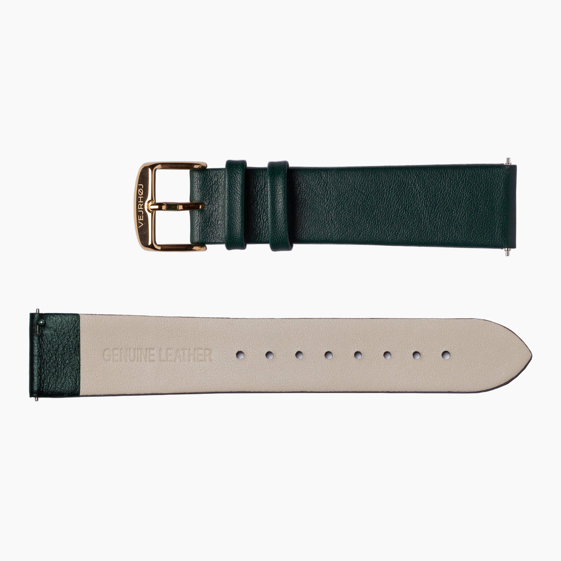 Green leather strap - 40MM ウォッチ
