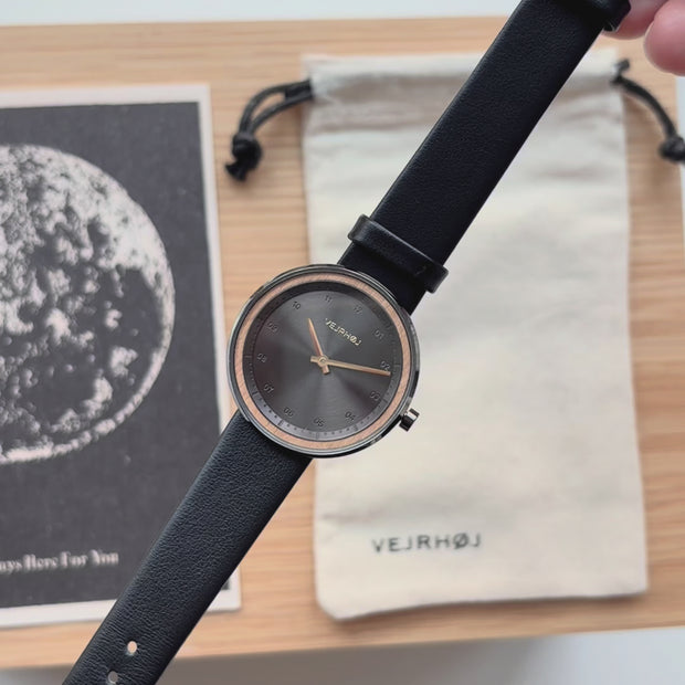 VEJRHOJ Petite BLACK & GOLD 腕時計 ベルト2点セット Petite | BLACK