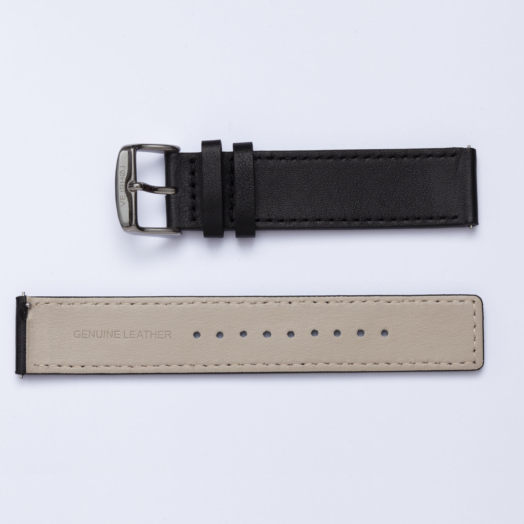 Black leather strap | NORDIC + ARCH