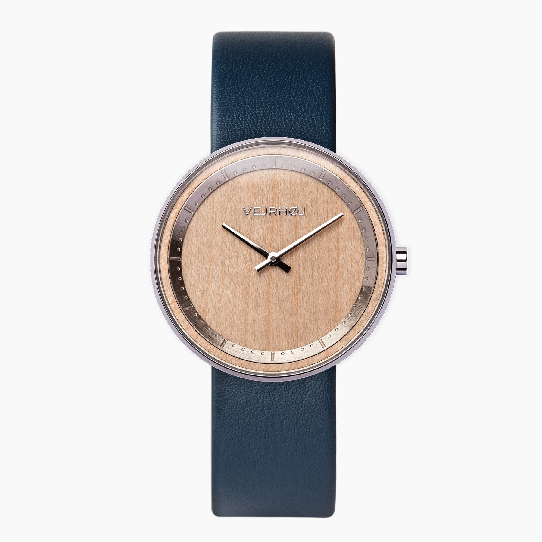 楓の木ステンレススチールと北欧ミニマリズムを組み合わせた木製腕時計